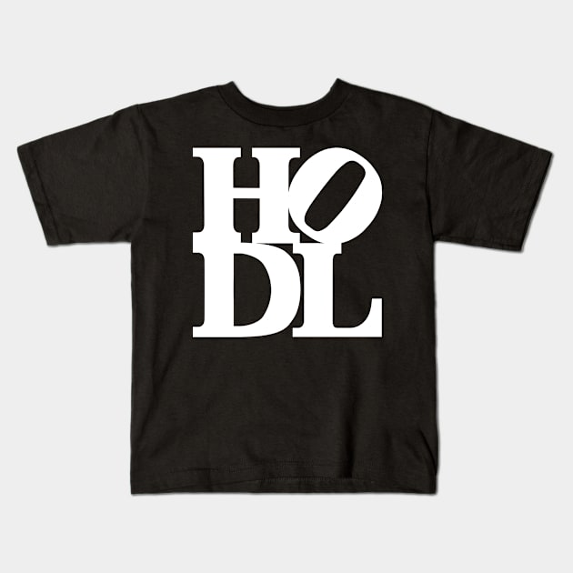 HODL Kids T-Shirt by artpol